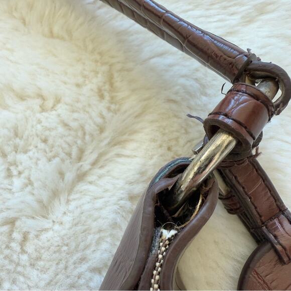 PRADA hobo canvas bag Vintage Authentic - Picture 6 of 13